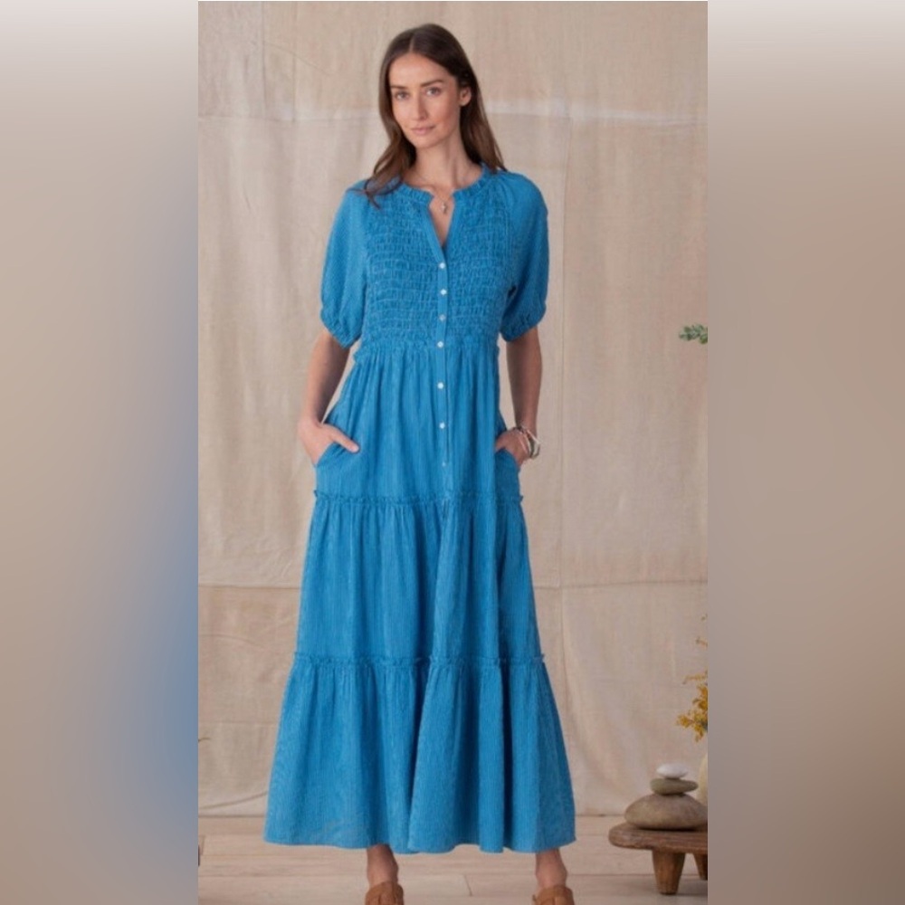 Sundance Vibrant Blue Midi Dress